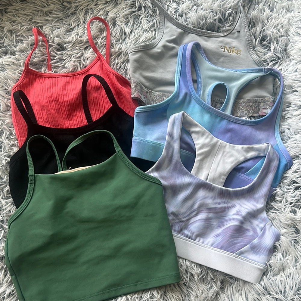 6 Vibrant Sports Bra Set